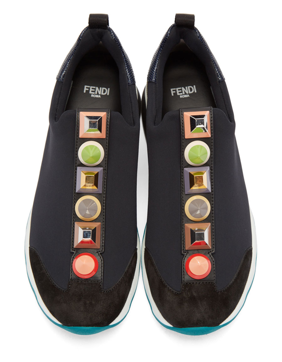 fendi studded sneakers