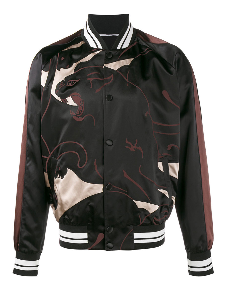 VALENTINO Panther print bomber jacket · VERGLE VALENTINO Panther print bomber jacket · VERGLE