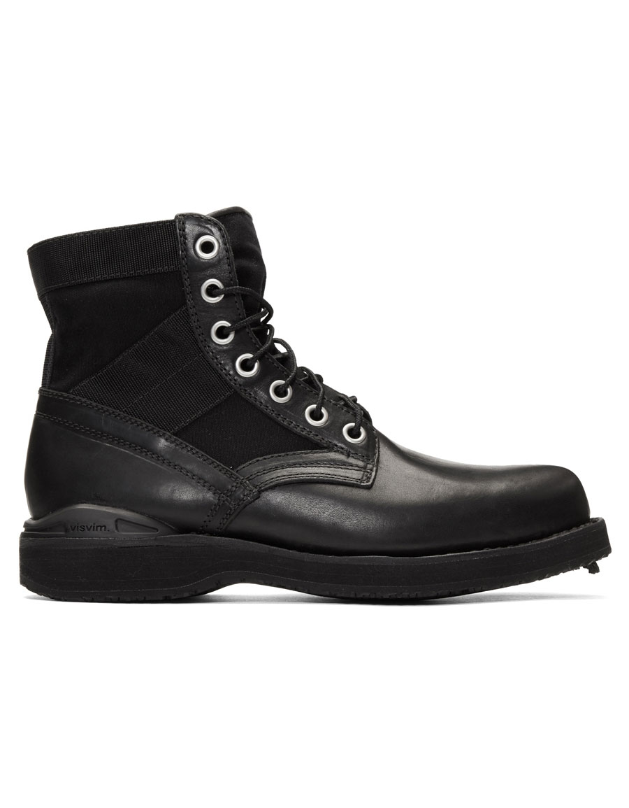 VISVIM Black '73 Folk Lace-Up Boots · VERGLE VISVIM Black '73 Folk Lace-Up Boots · VERGLE