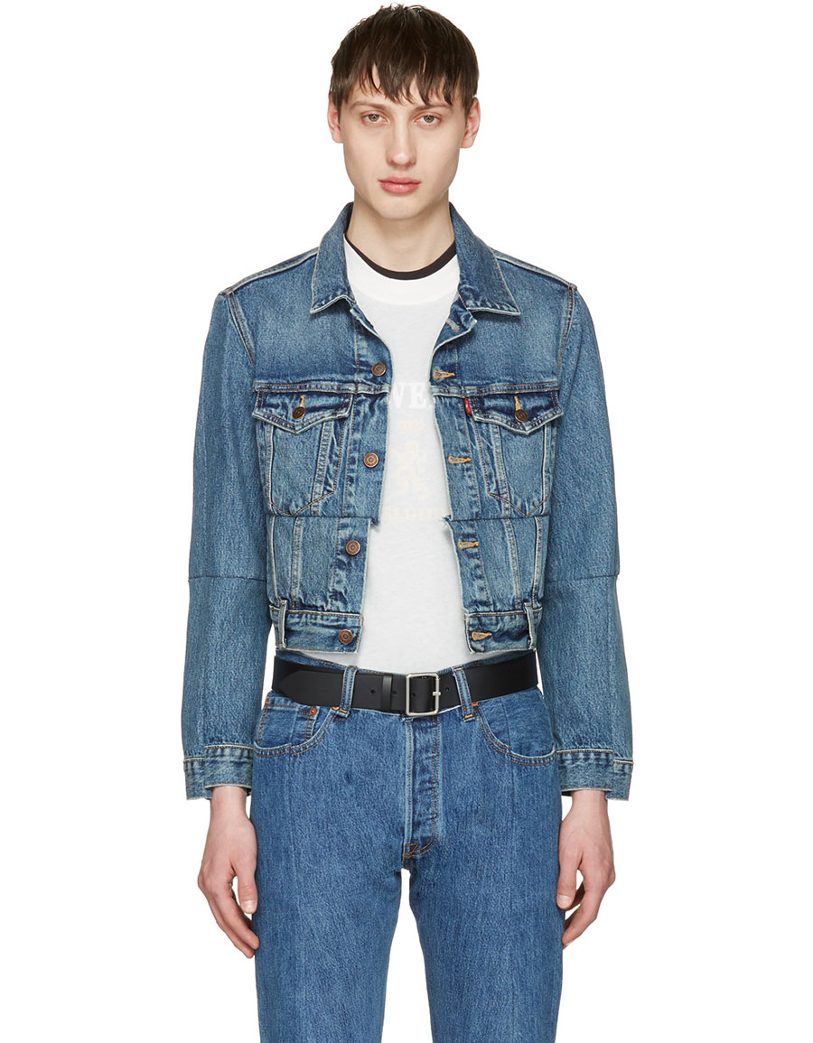 VETEMENTS Blue Levi's Edition Reworked Denim Jacket · VERGLE