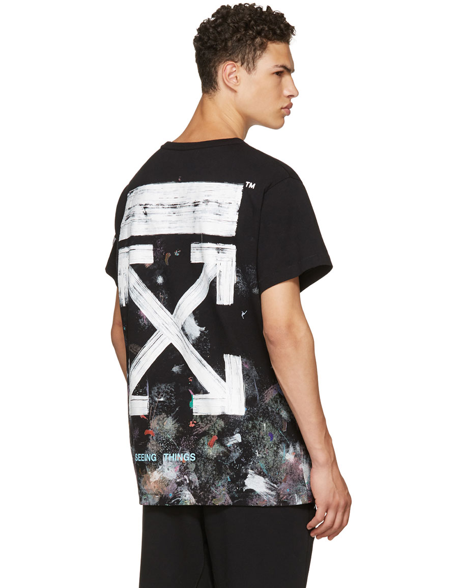 off white galaxy brushed sweatshirt