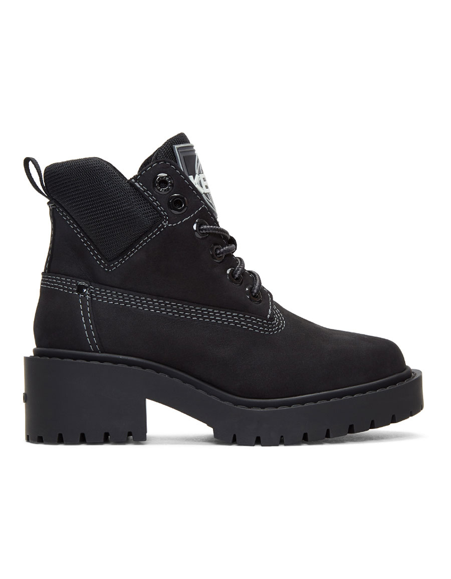 KENZO Black Suede Sierra Boots · VERGLE