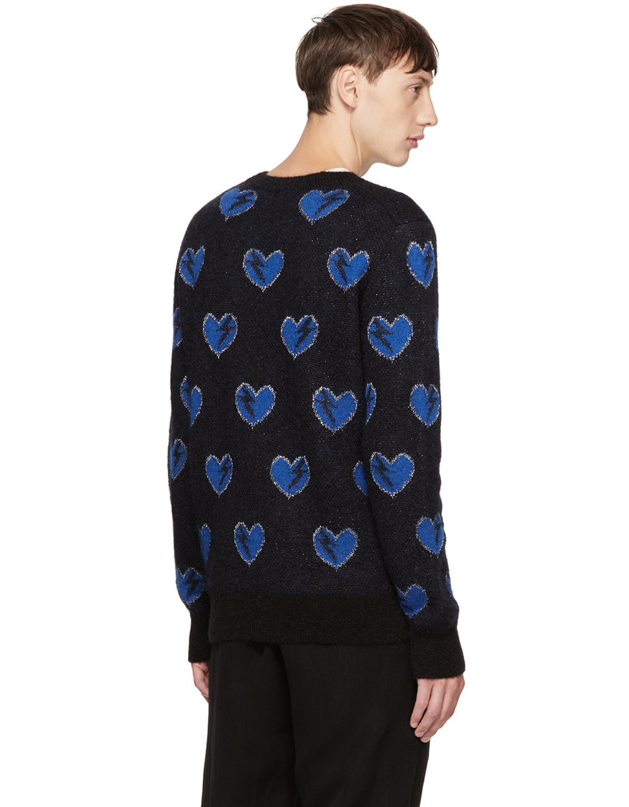 lightning bolt sweater mens