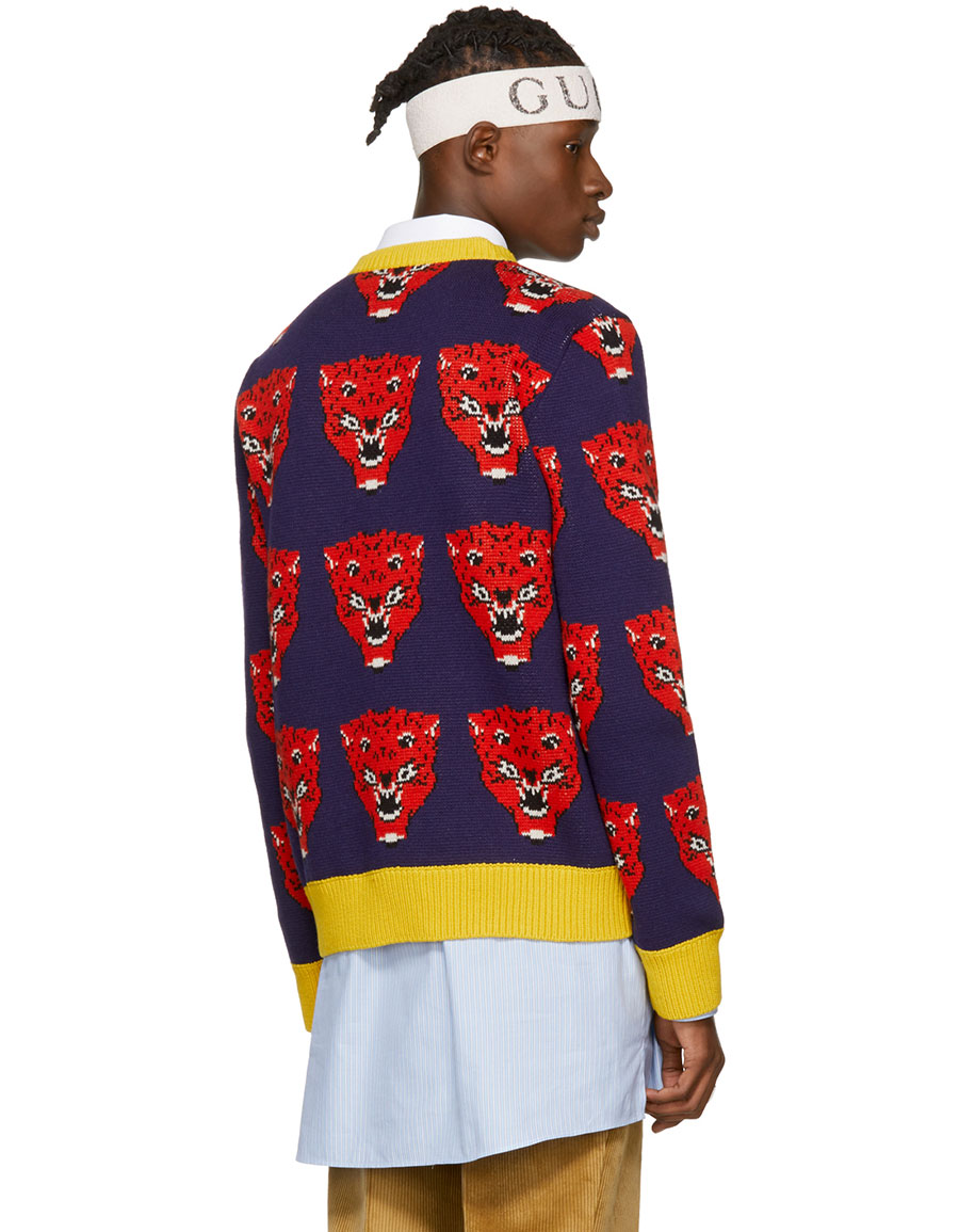 gucci tiger jumper mens