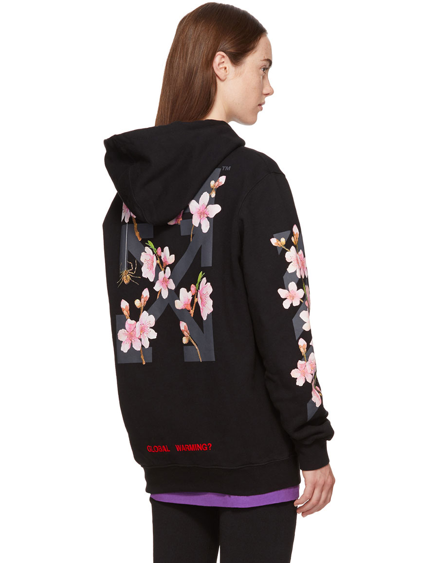 off white cherry hoodie