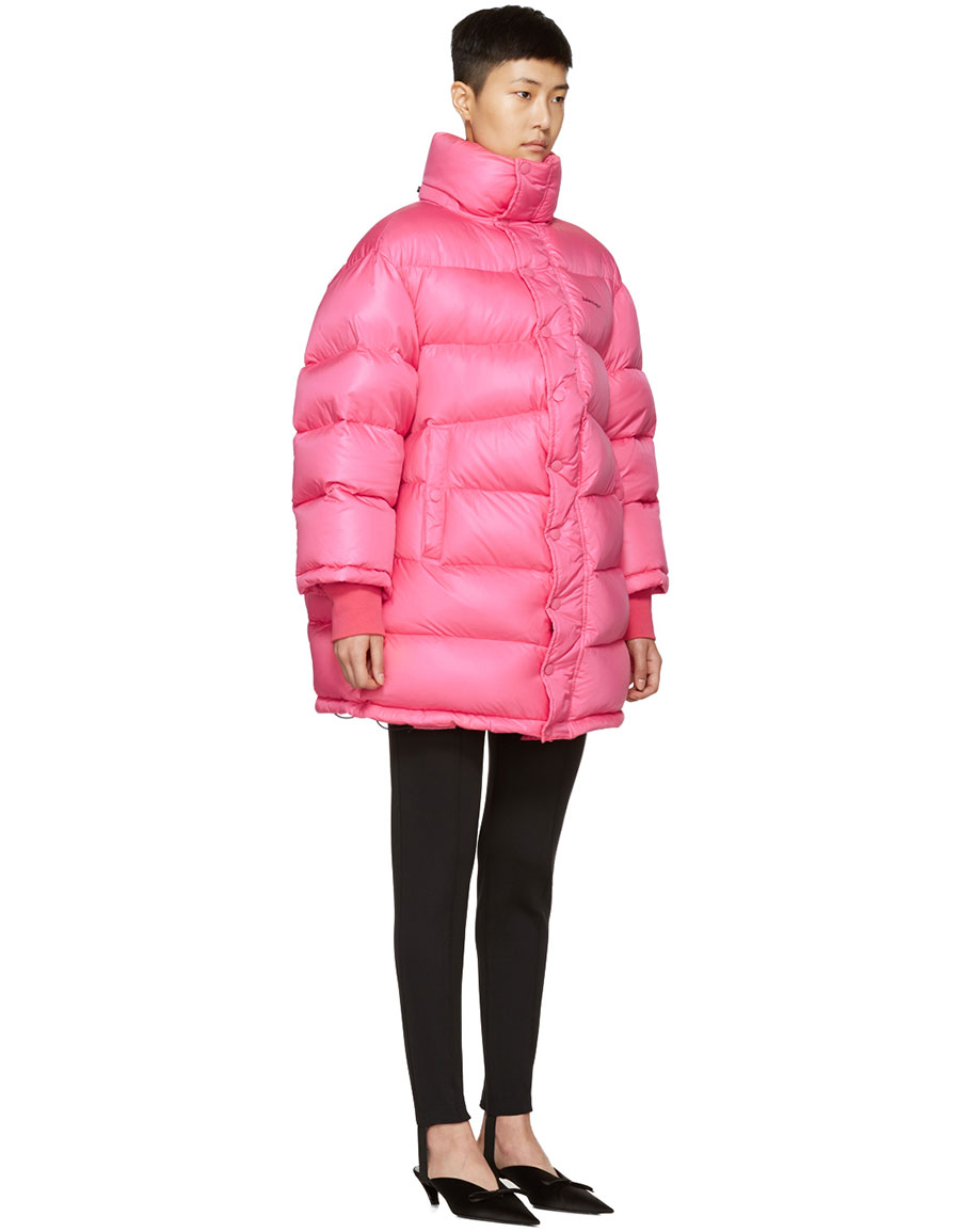 BALENCIAGA Pink Outerspace Puffer Jacket · VERGLE