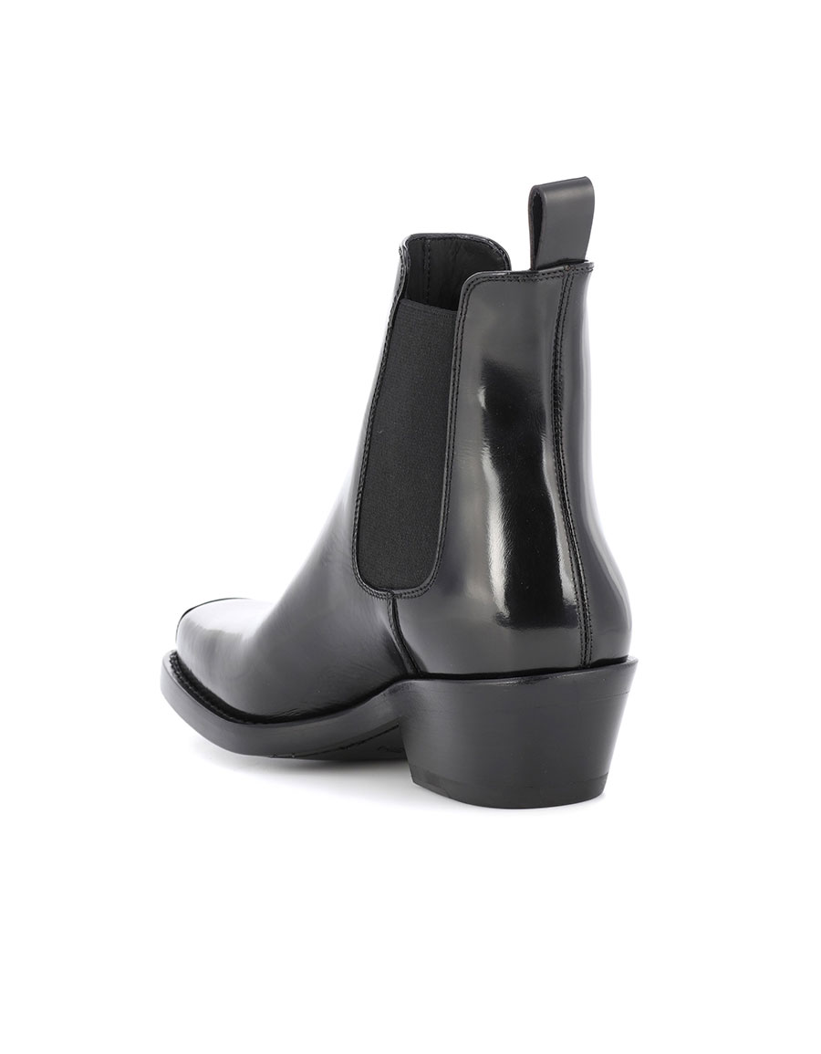 western claire leather ankle boots