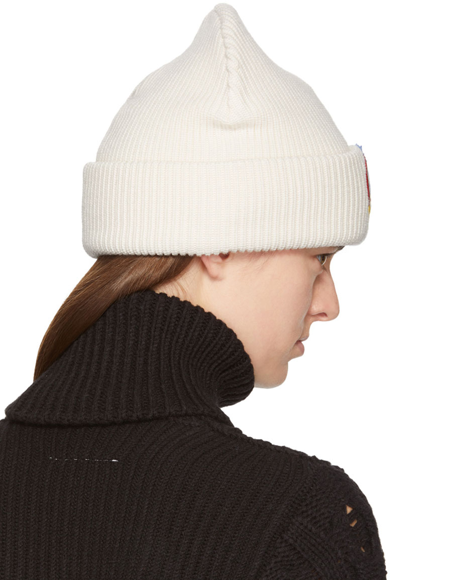 moncler beanie white