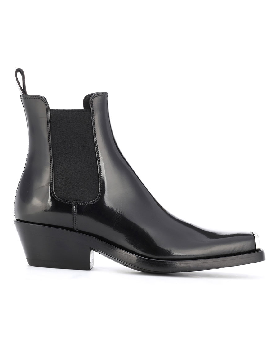 Western claire leather ankle best sale boots