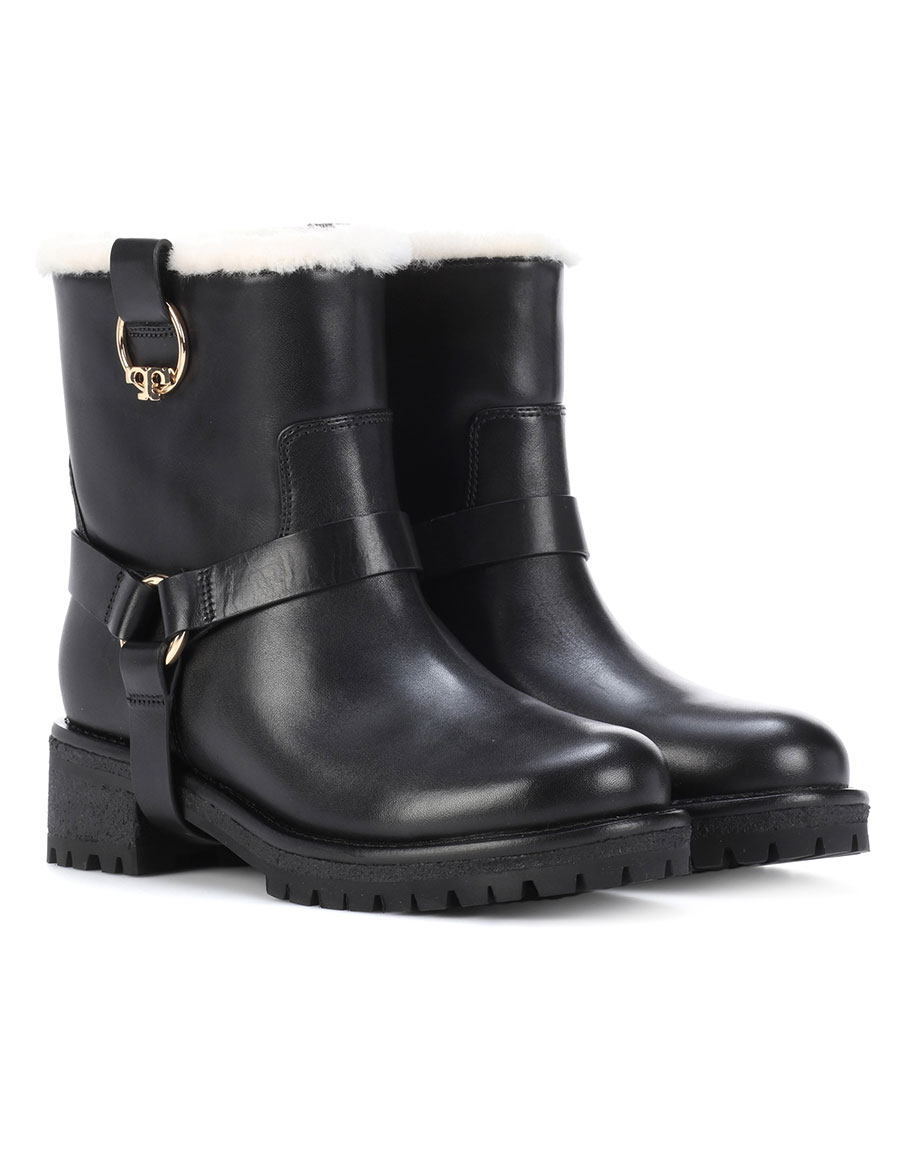 tory burch motorcycle boots