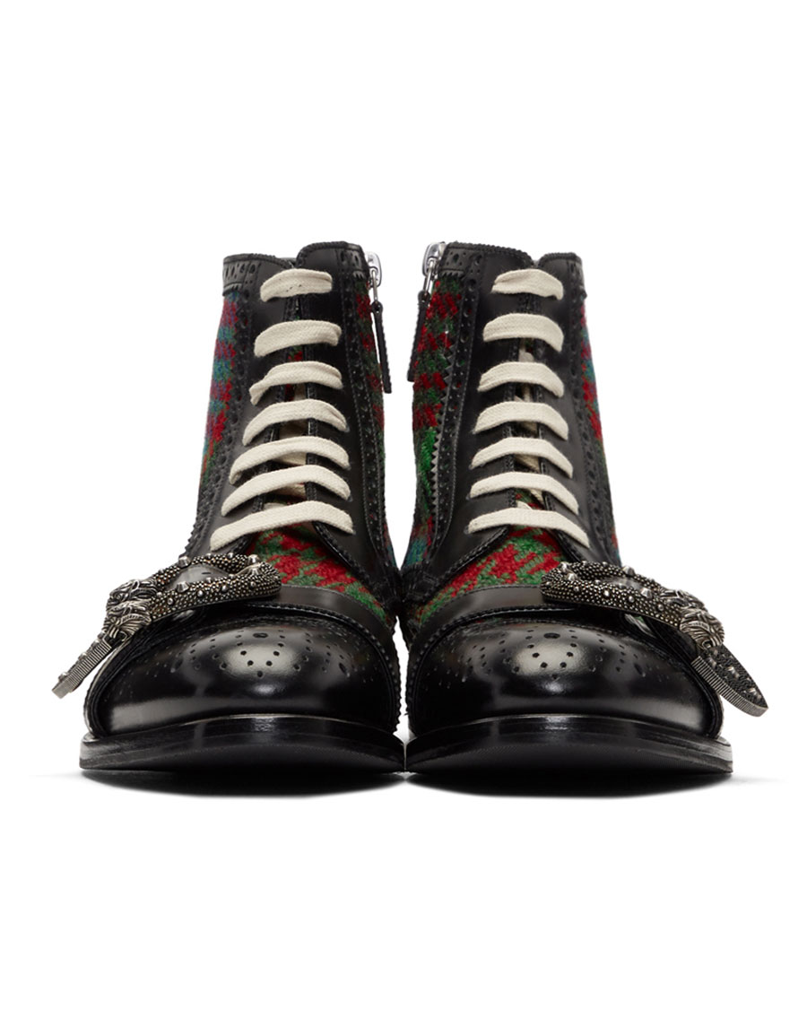 gucci wingtip boots