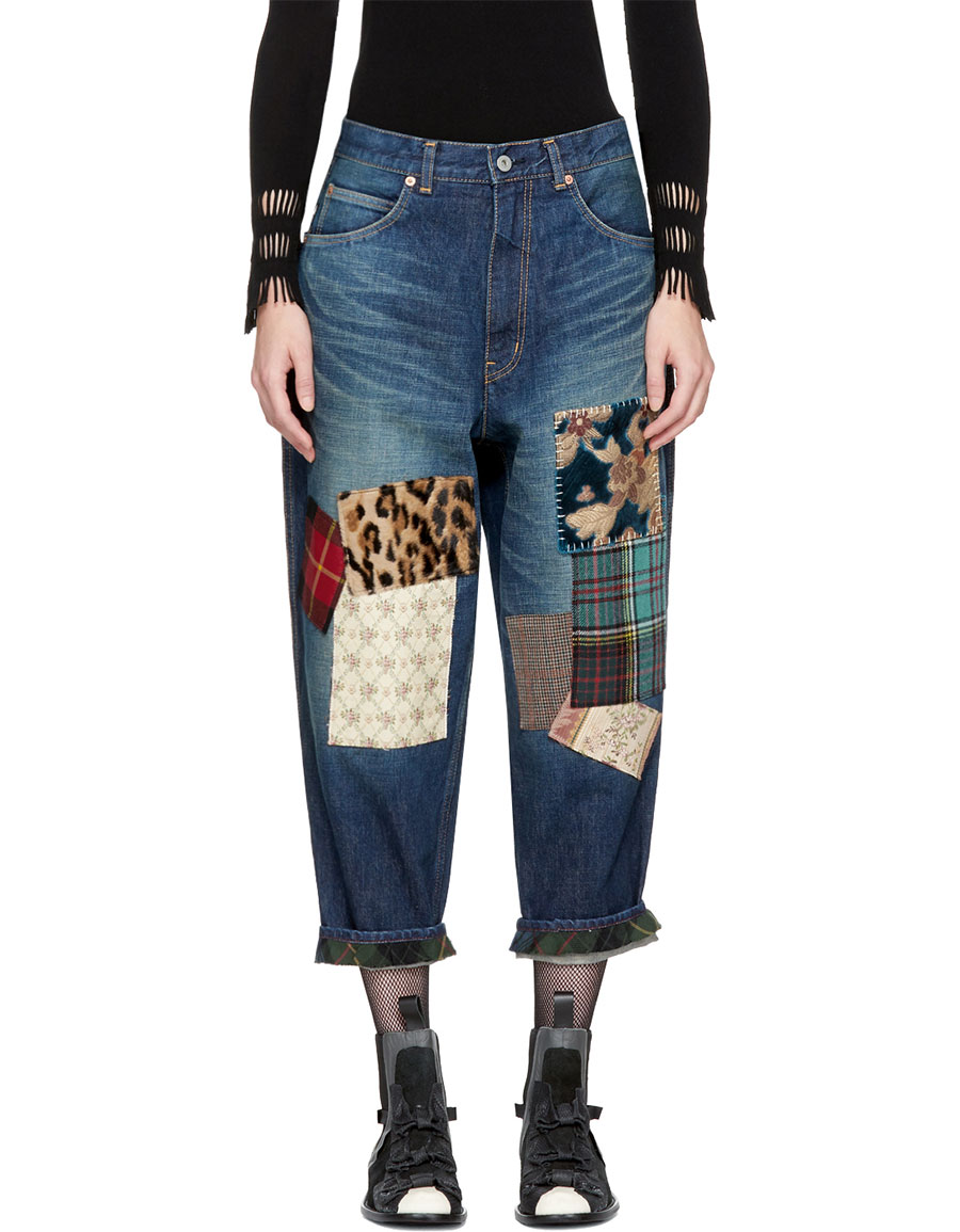 JUNYA WATANABE Indigo Patchwork Jeans · VERGLE