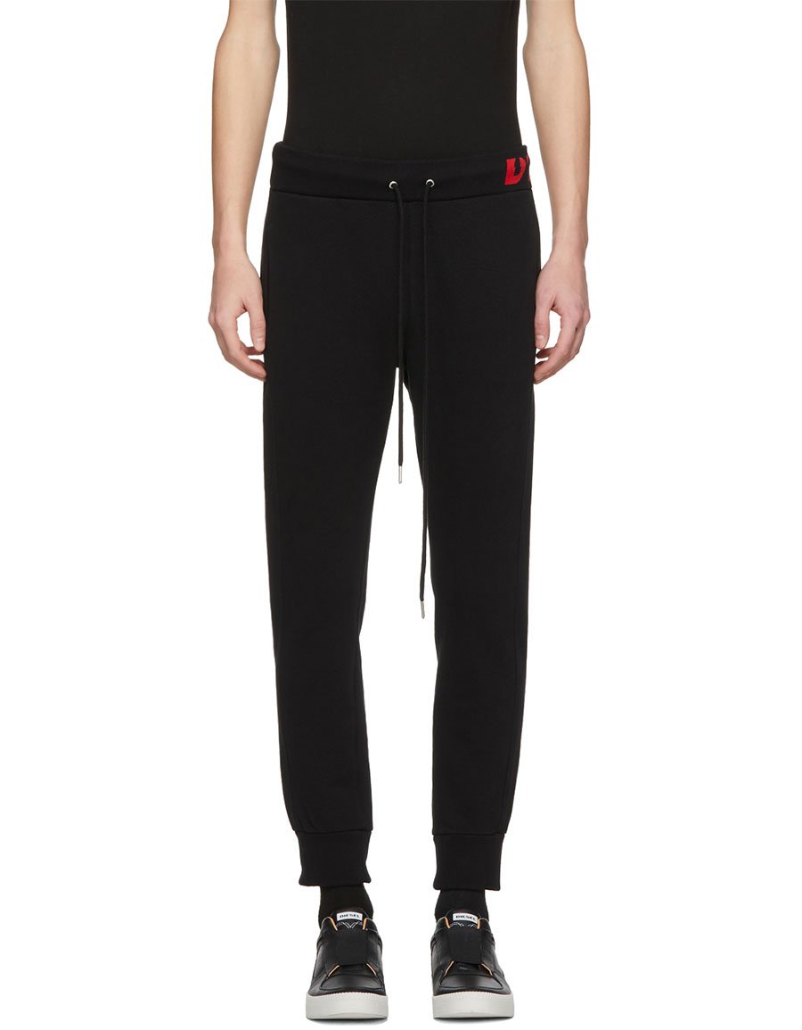 diesel black pants