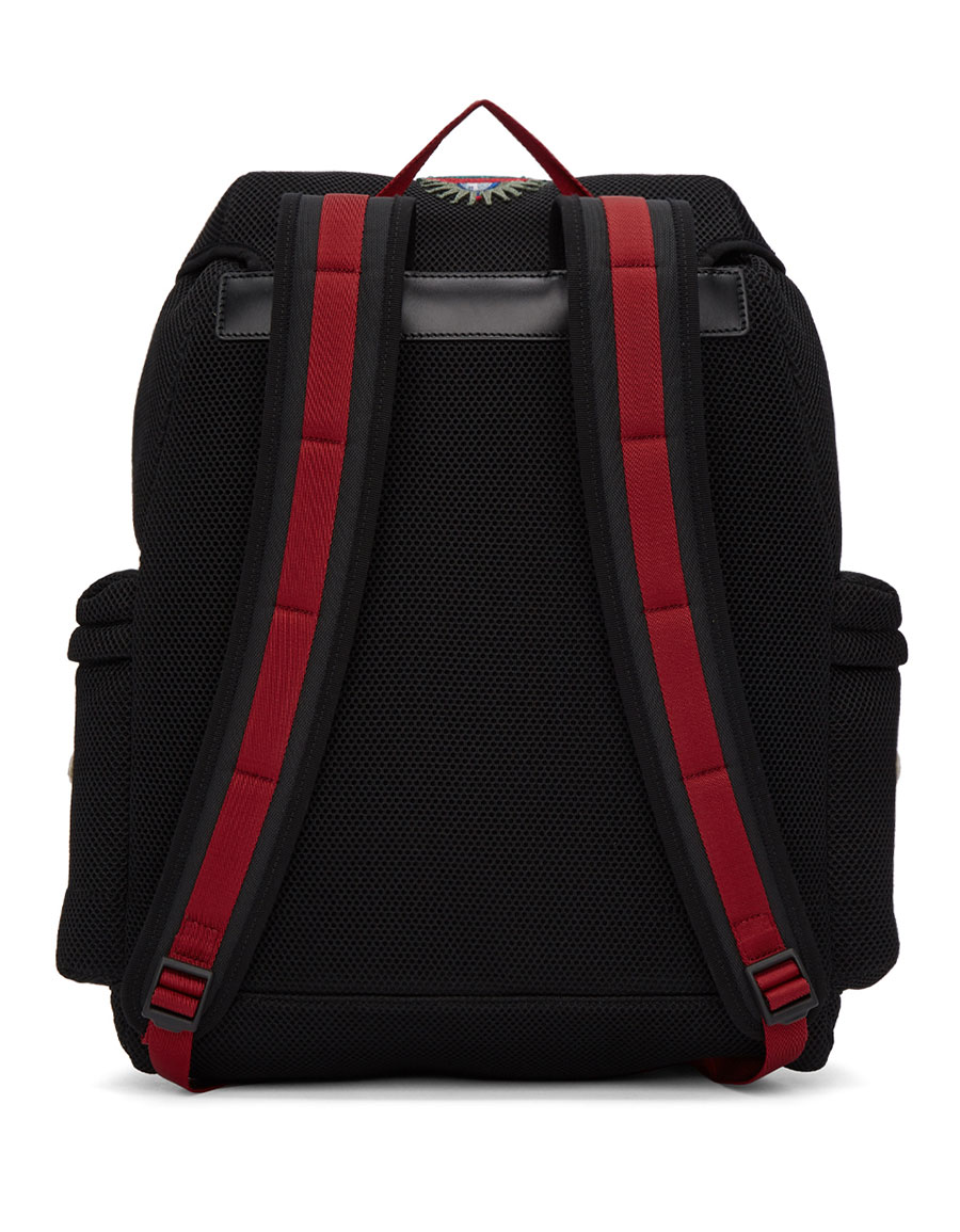 GUCCI Black Mesh 'Hollywood' Backpack · VERGLE