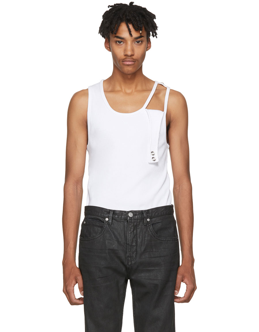 HELMUT LANG White Reveal Tank Top · VERGLE