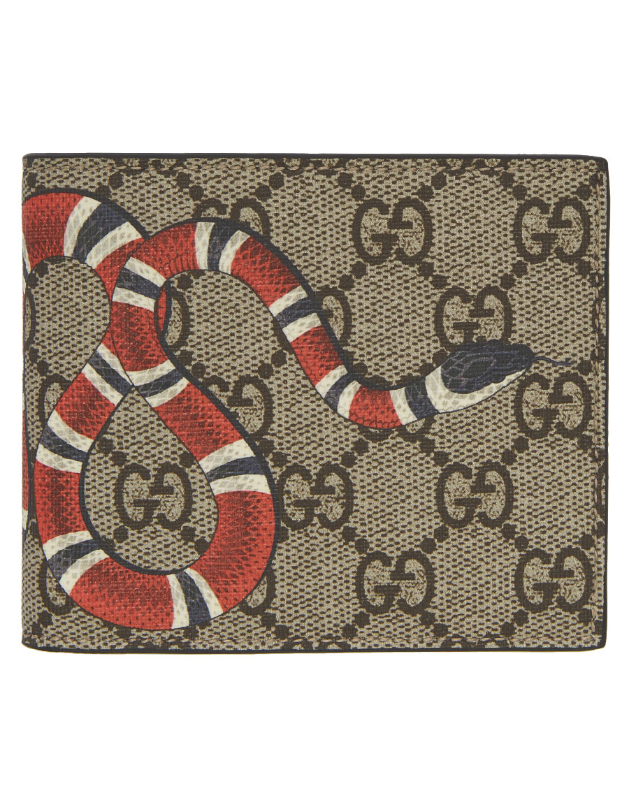 gucci wallet with snake on it