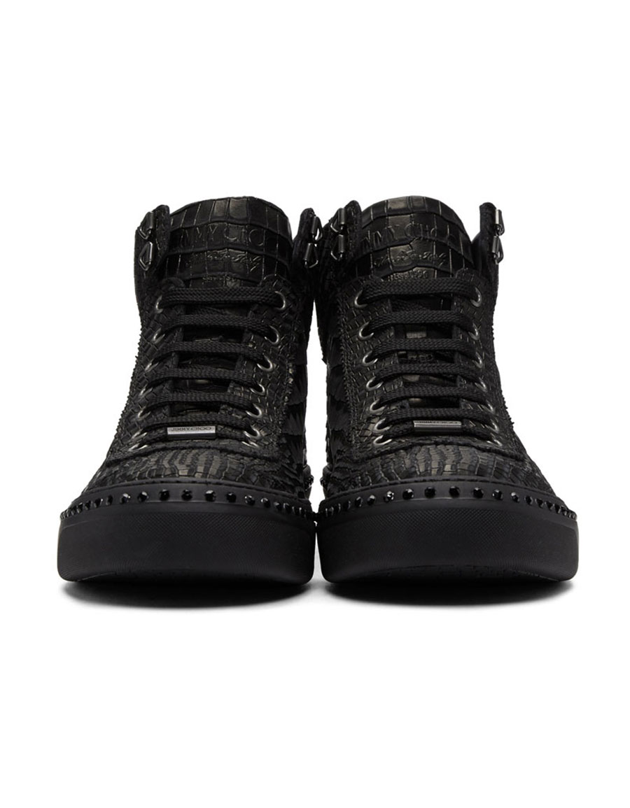 jimmy choo croc sneakers