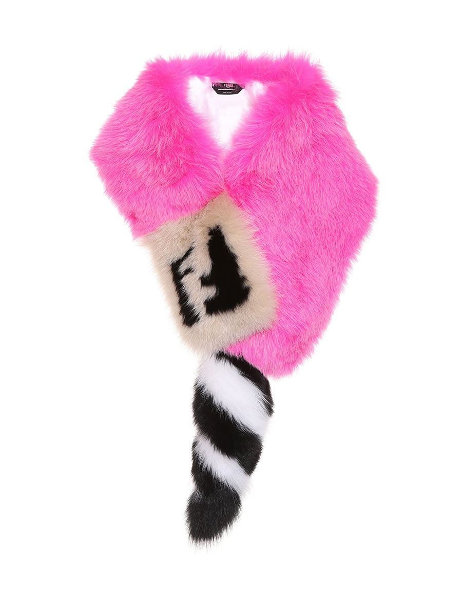 FENDI Printed fur stole · VERGLE