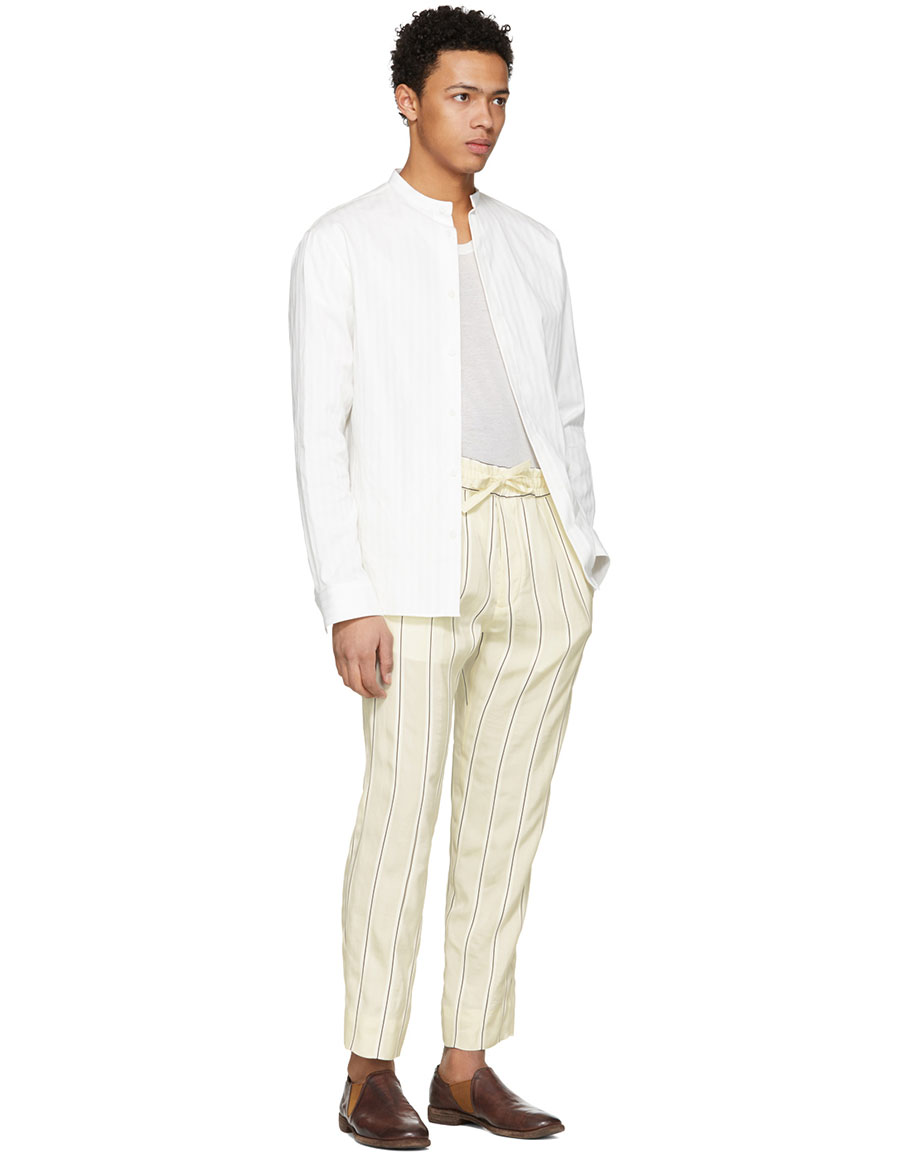 haider ackermann striped pants