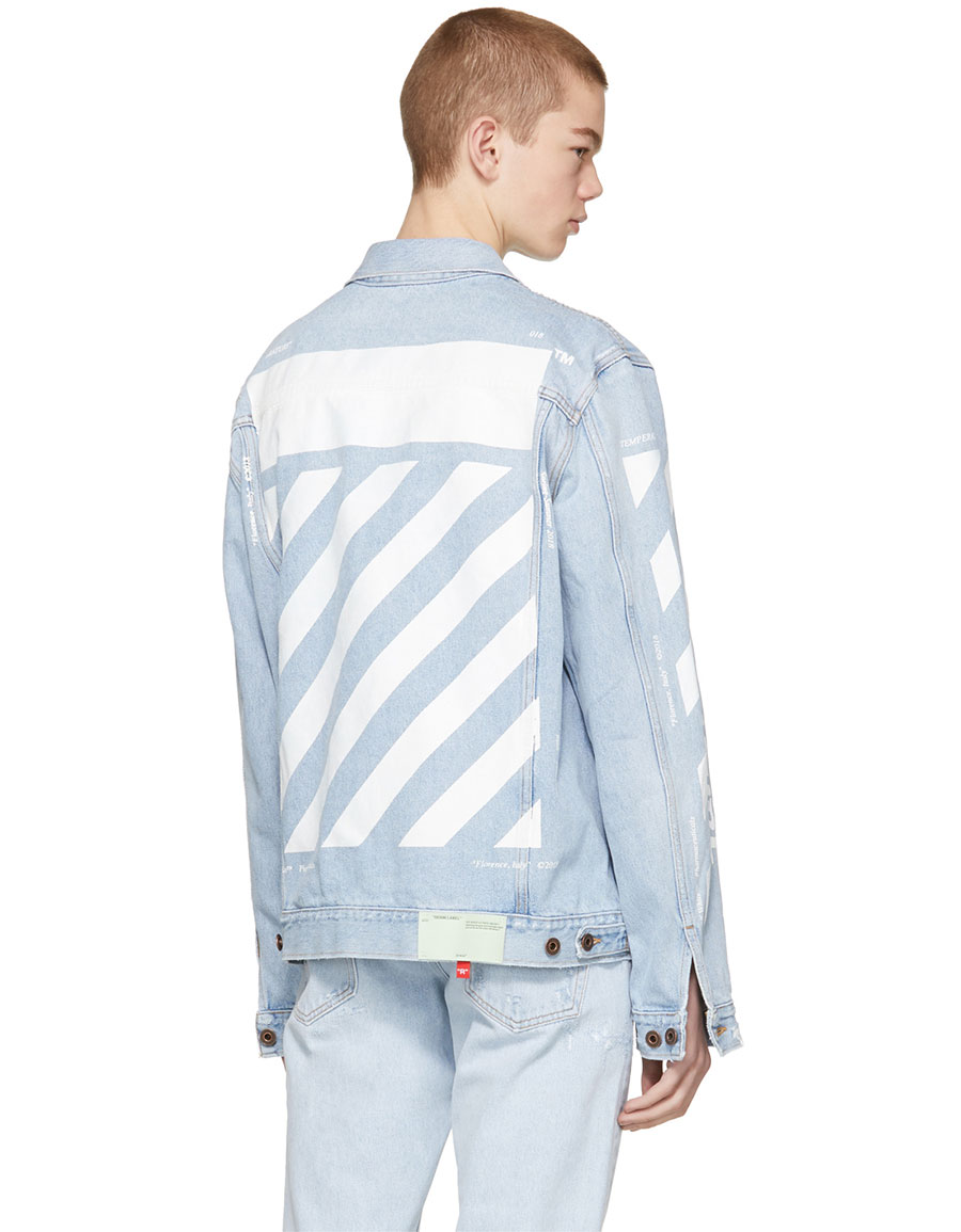 temperature denim jacket off white
