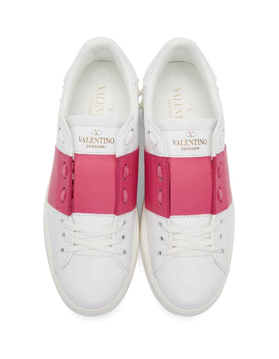 valentino open sneaker pink
