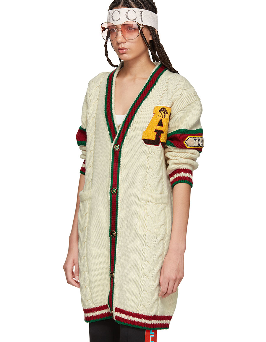 gucci tiger cardigan