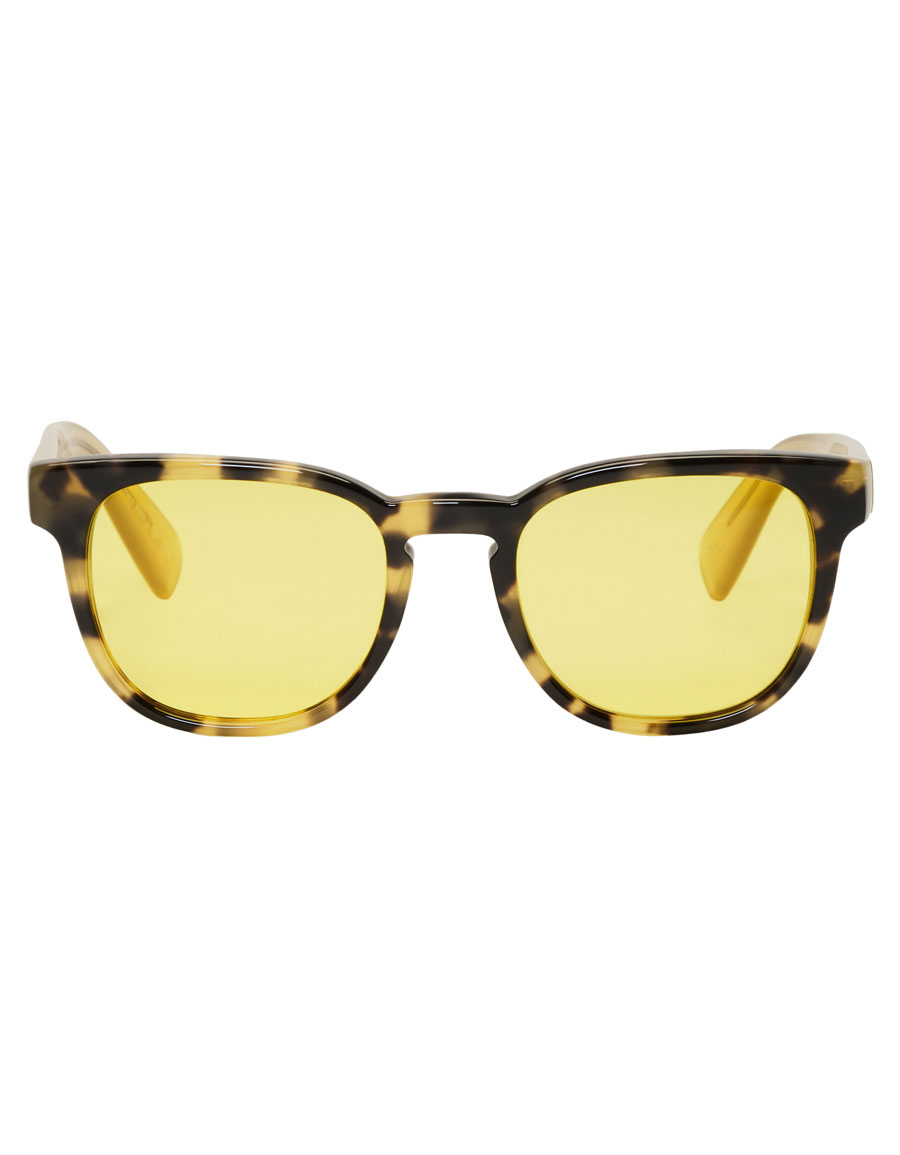 PAUL SMITH Tortoiseshell & Yellow Hadrian Sunglasses · VERGLE