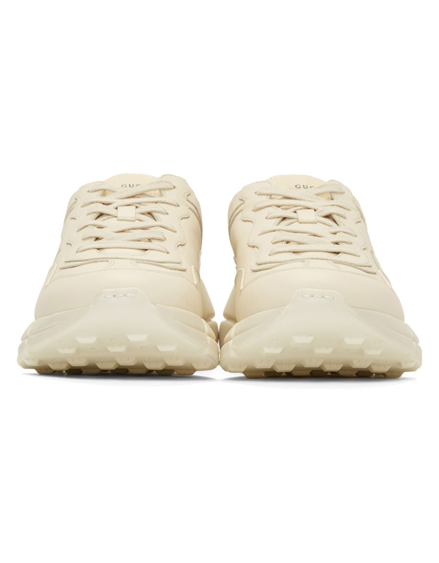 gucci white vintage logo rhyton sneakers