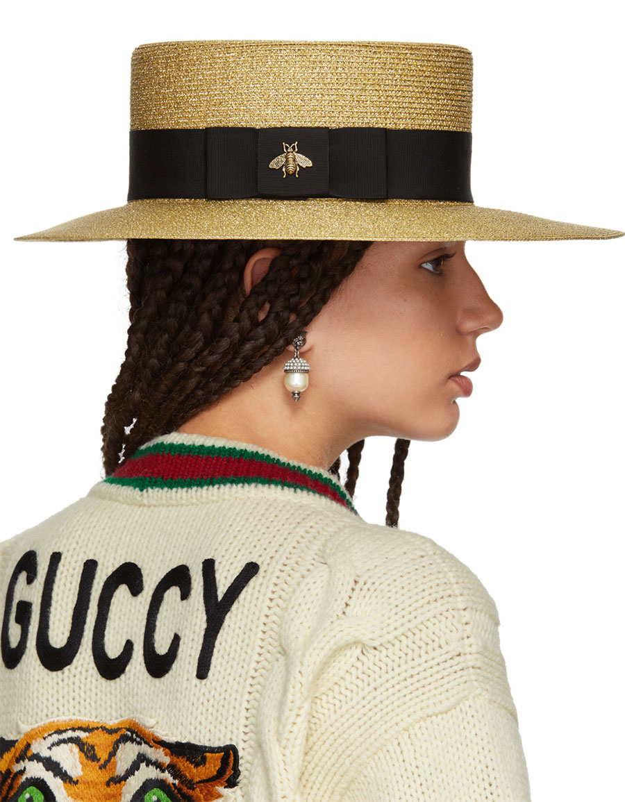 gucci hat gold