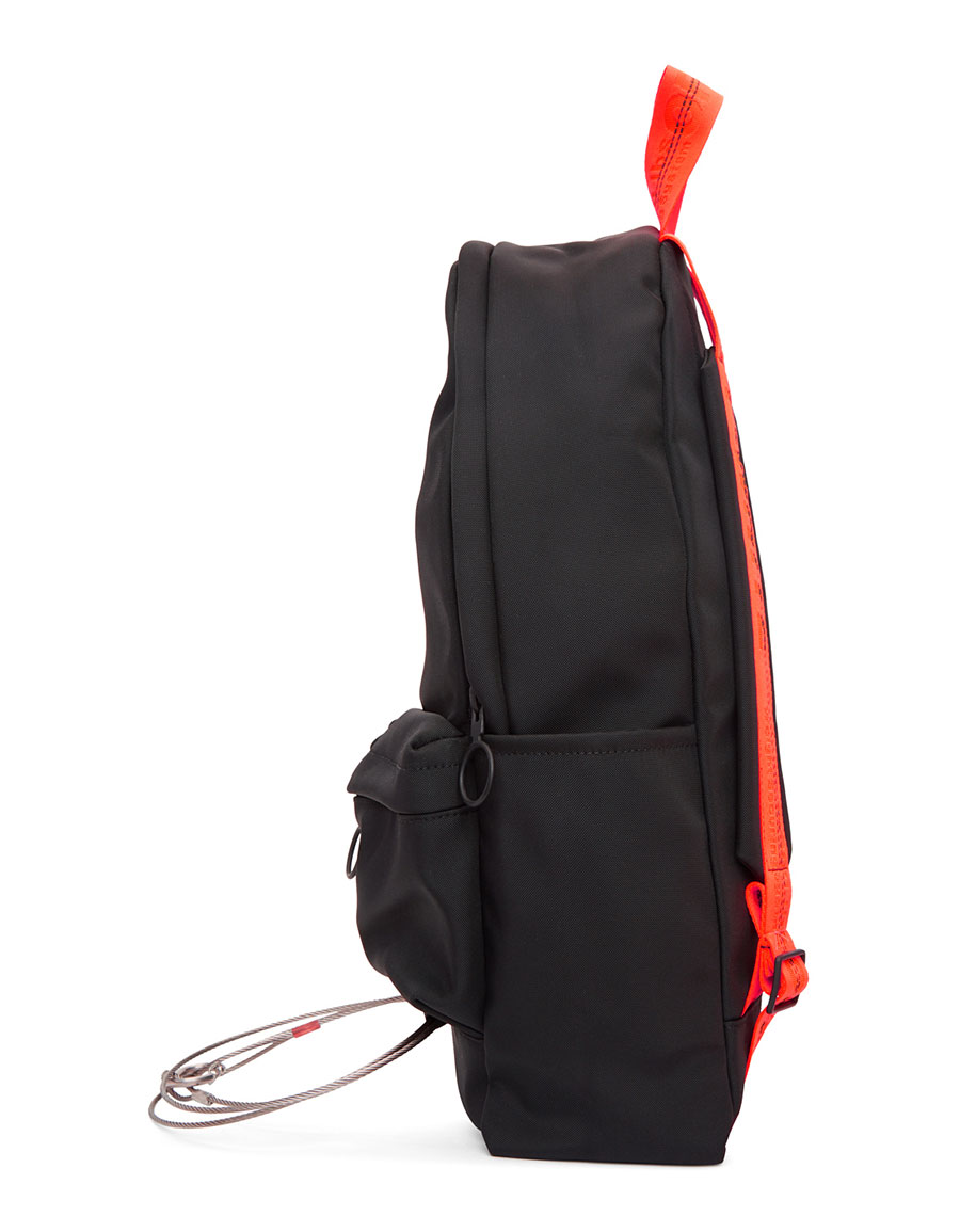 off white backpack black