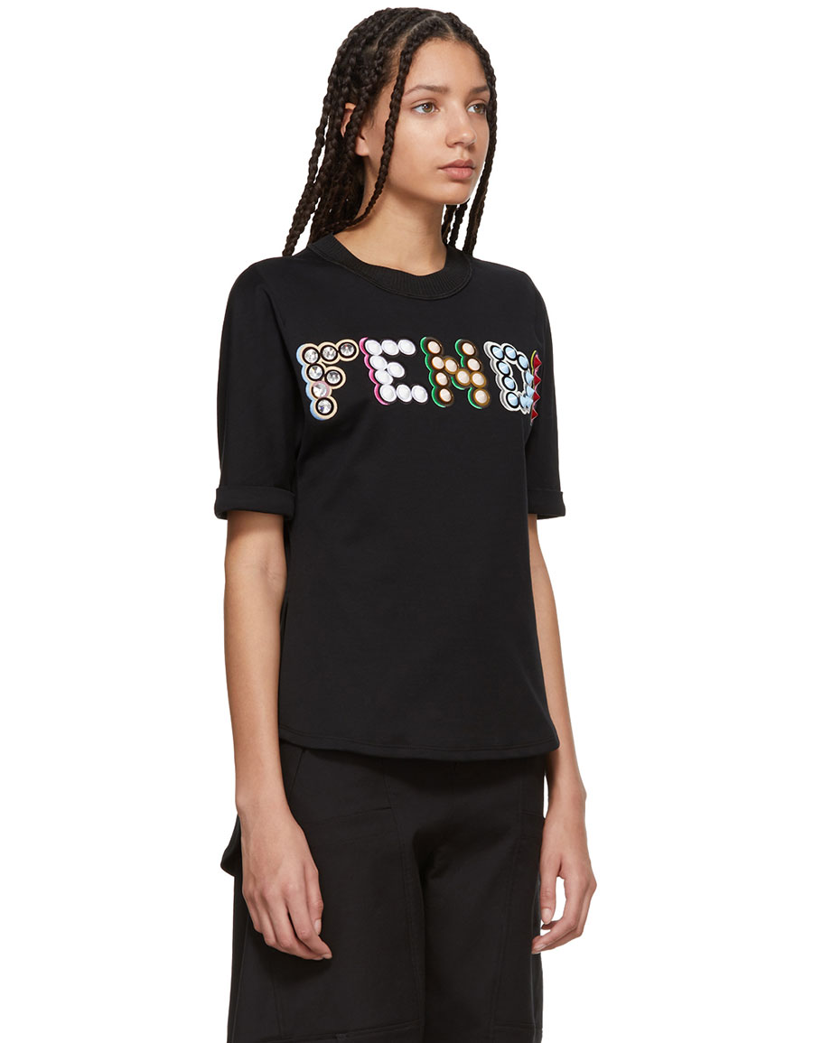 fendi black tee