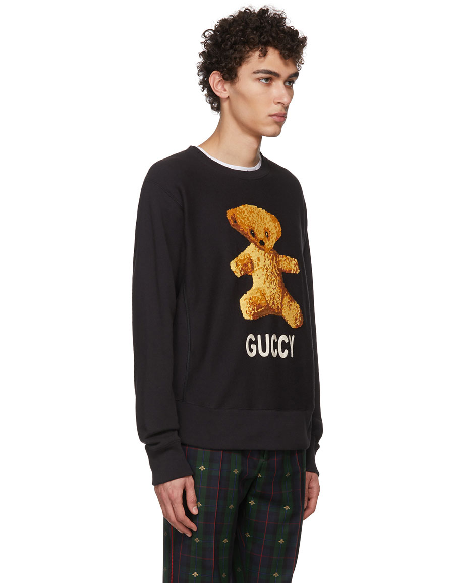 gucci teddy bear hoodie
