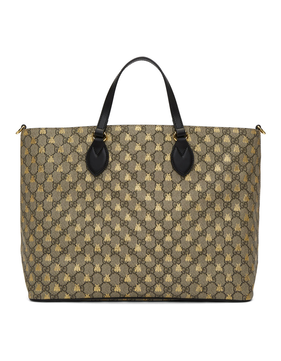 Gucci Unisex Brown Original GG Shopping Tote Handbag – Queen Bee of Beverly  Hills