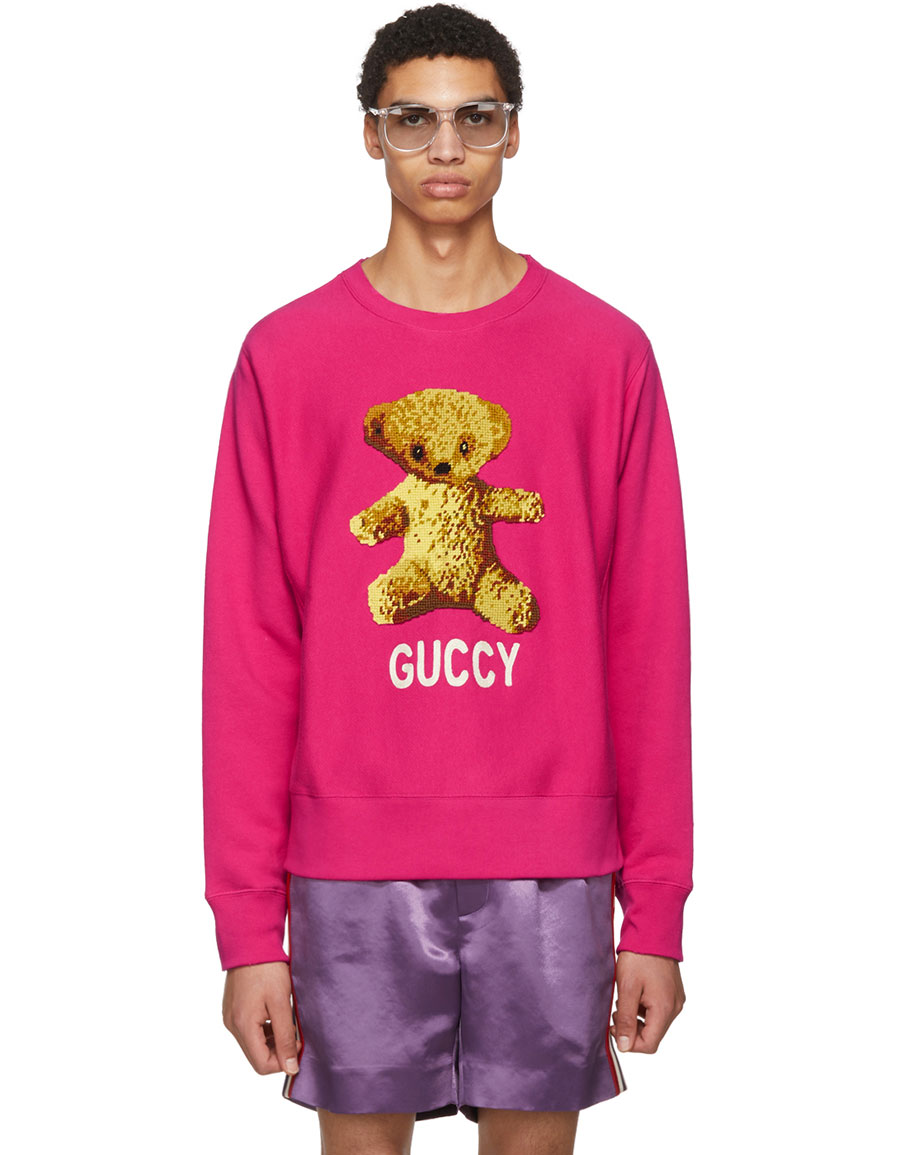 GUCCI Pink 'Guccy' Teddy Bear 