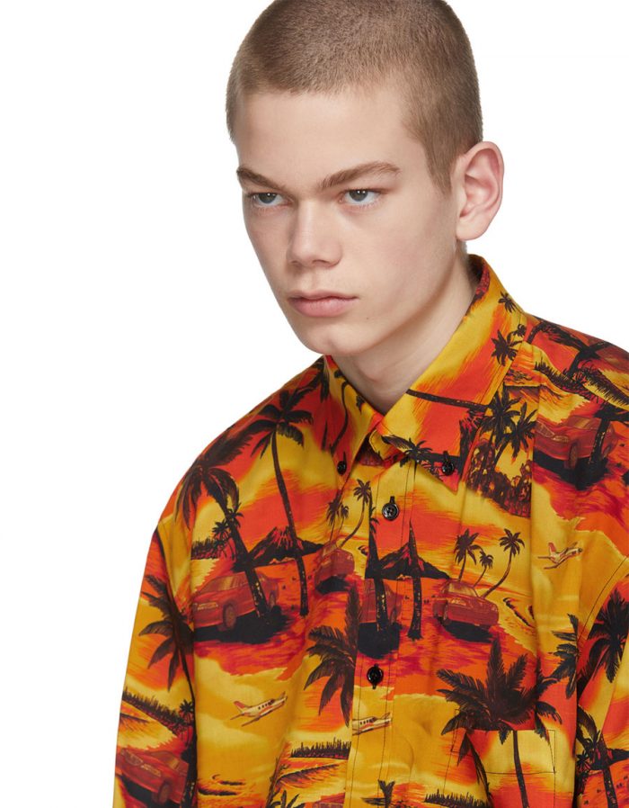 balenciaga hawaiian shirt