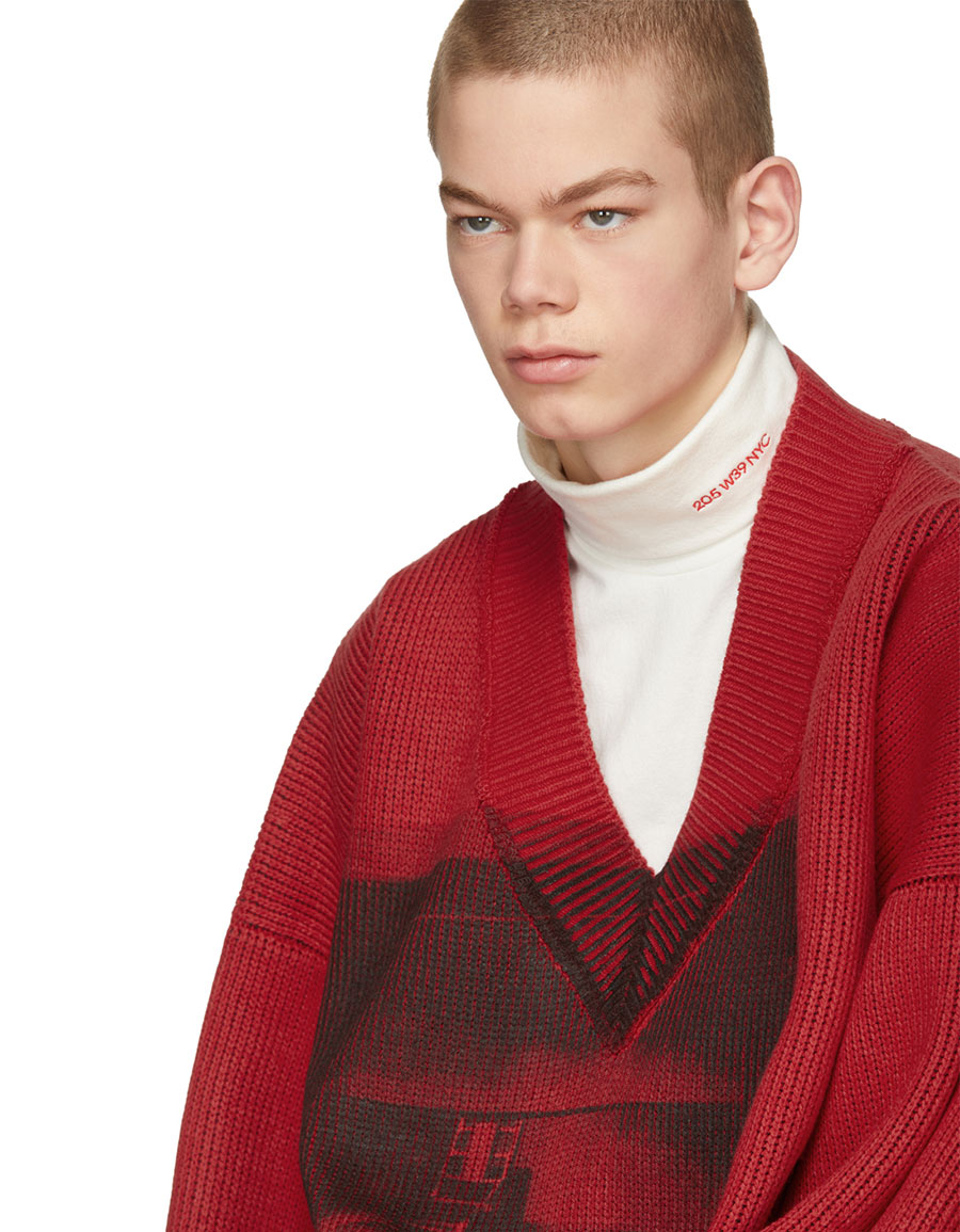 calvin klein v neck jumper
