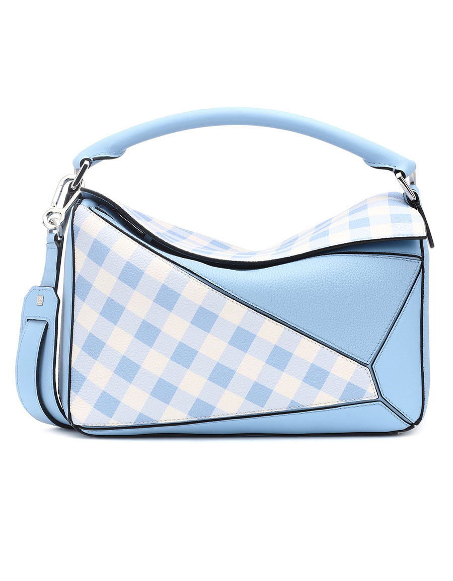 loewe puzzle bag blue