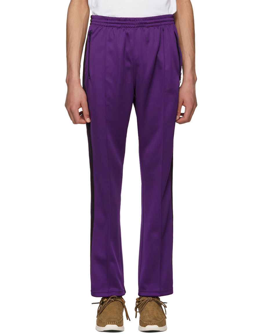 NEEDLES Purple Narrow Track Pants · VERGLE