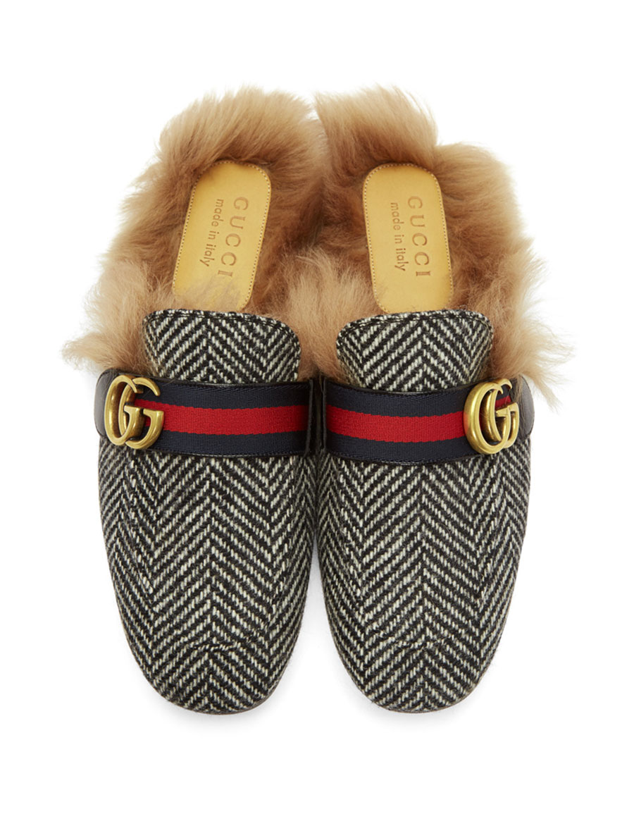 gucci herringbone loafer