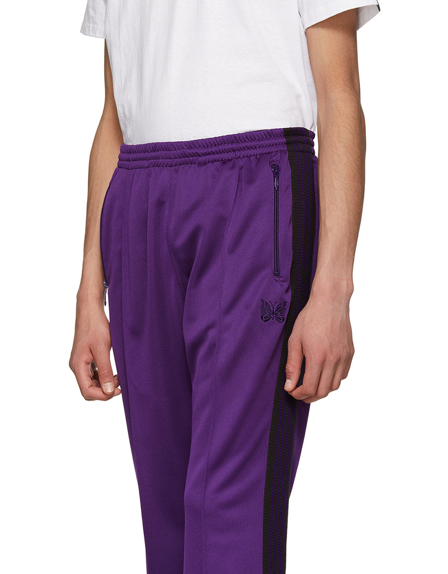 needles purple track pants