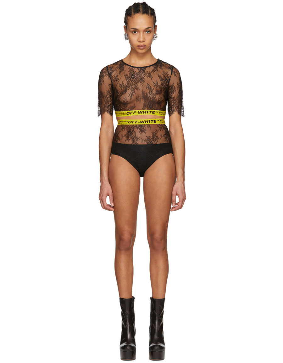 off white lace bodysuit