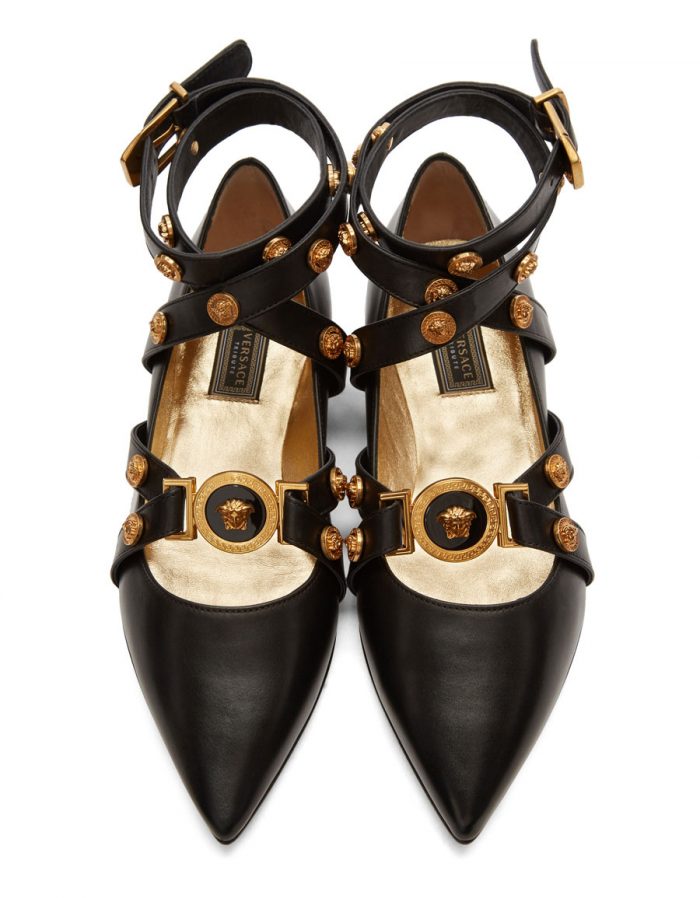 versace ballerina shoes