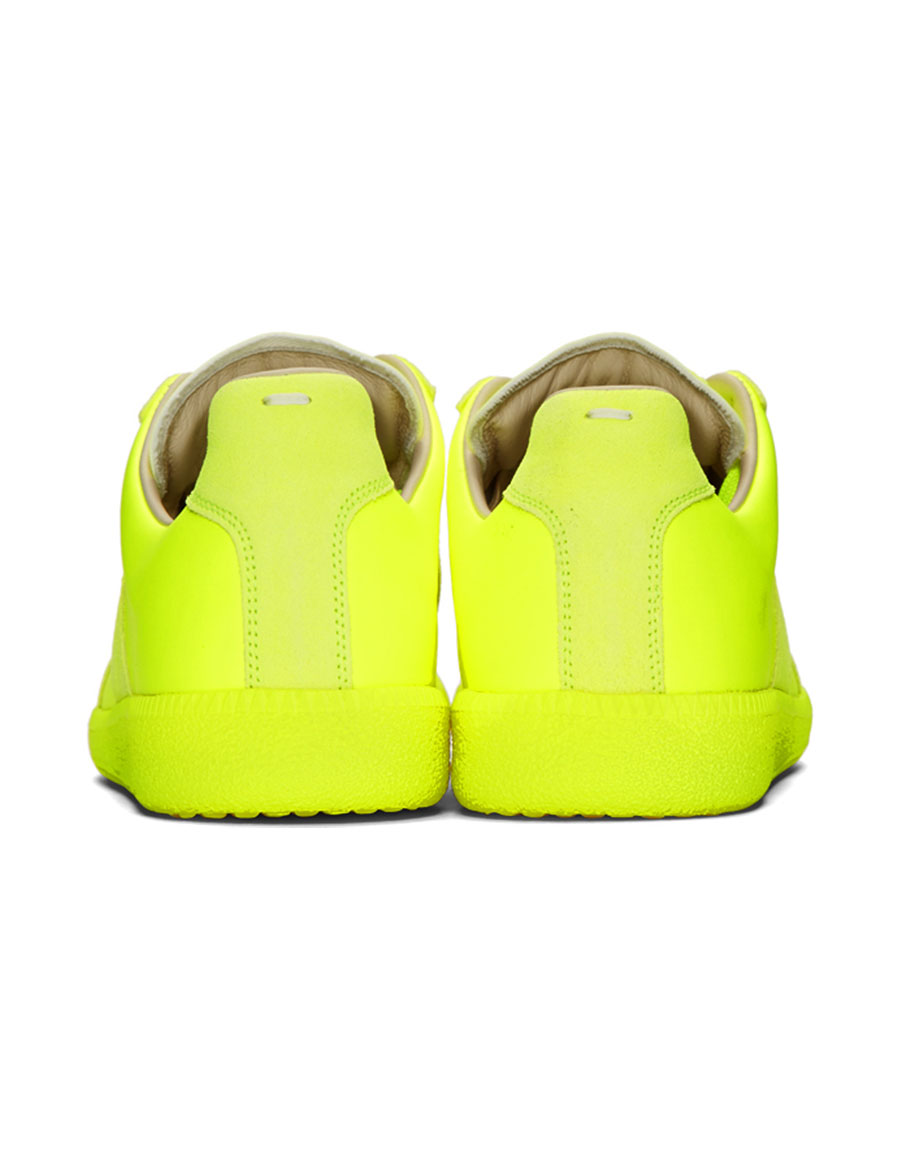 maison margiela yellow sneakers