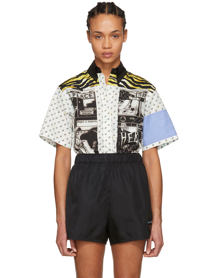 prada comic book shirt