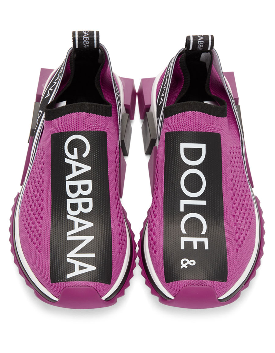 purple dolce and gabbana shoes