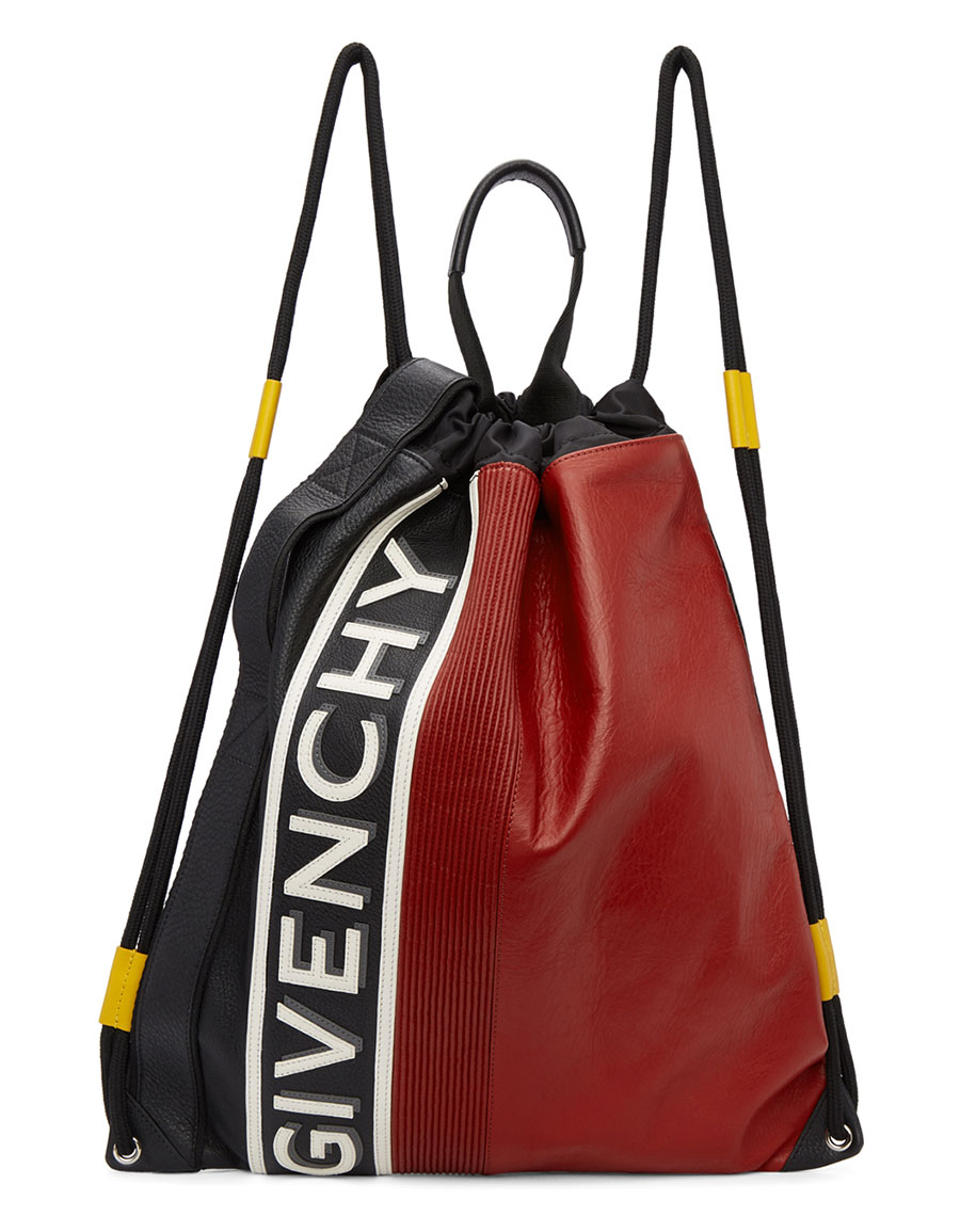 Red MC3 Drawstring Backpack · VERGLE