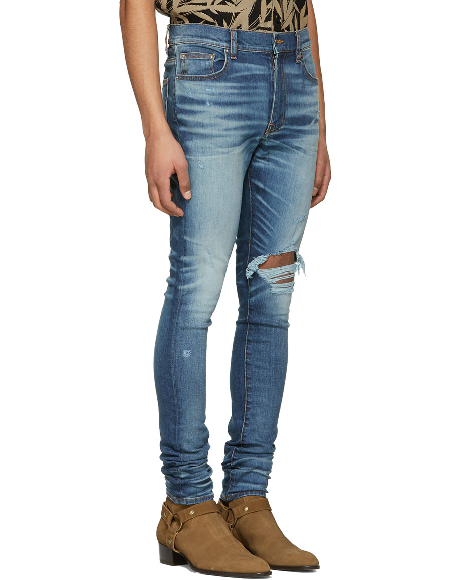 amiri broken jeans
