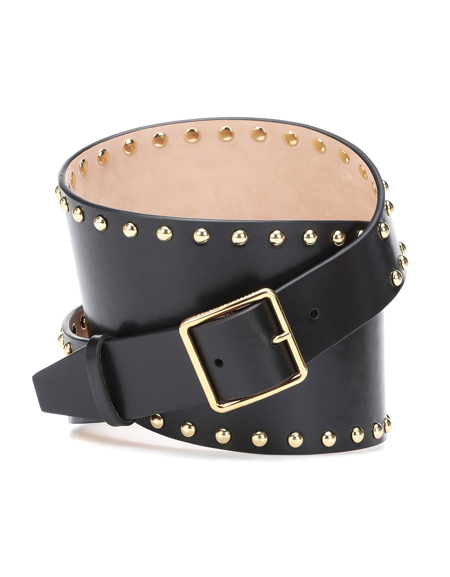 ALEXANDER MCQUEEN Studded leather belt · VERGLE