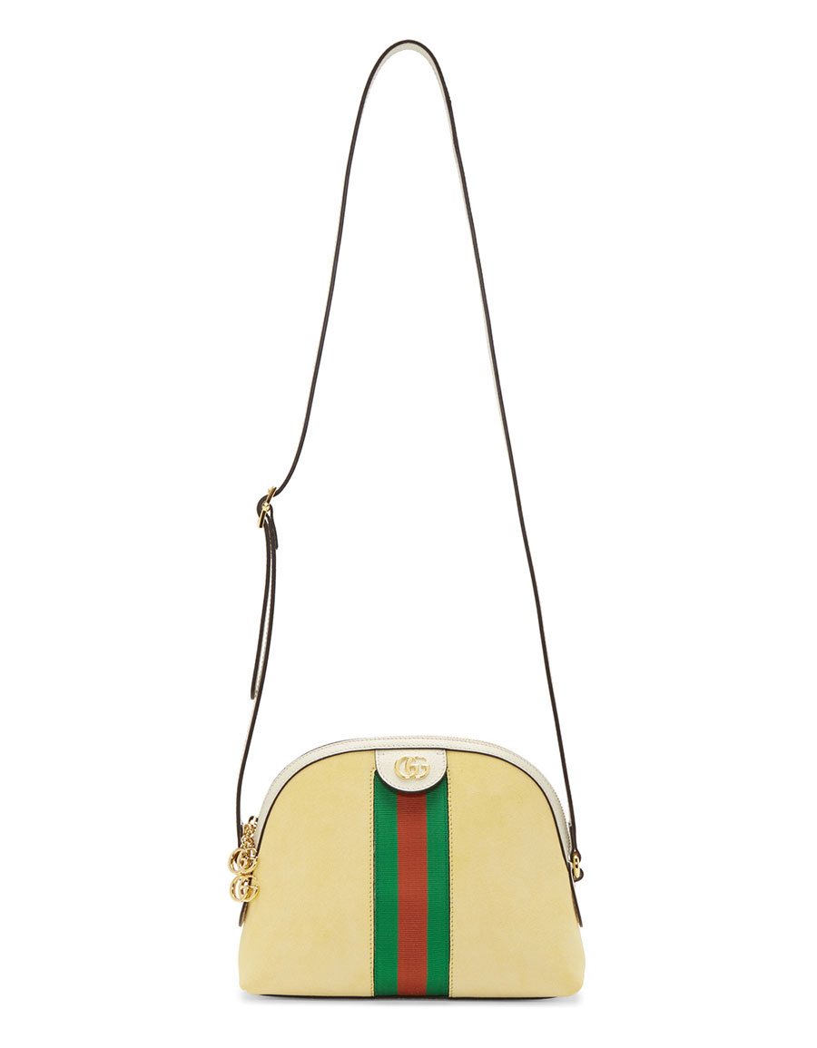 gucci small suede shoulder bag