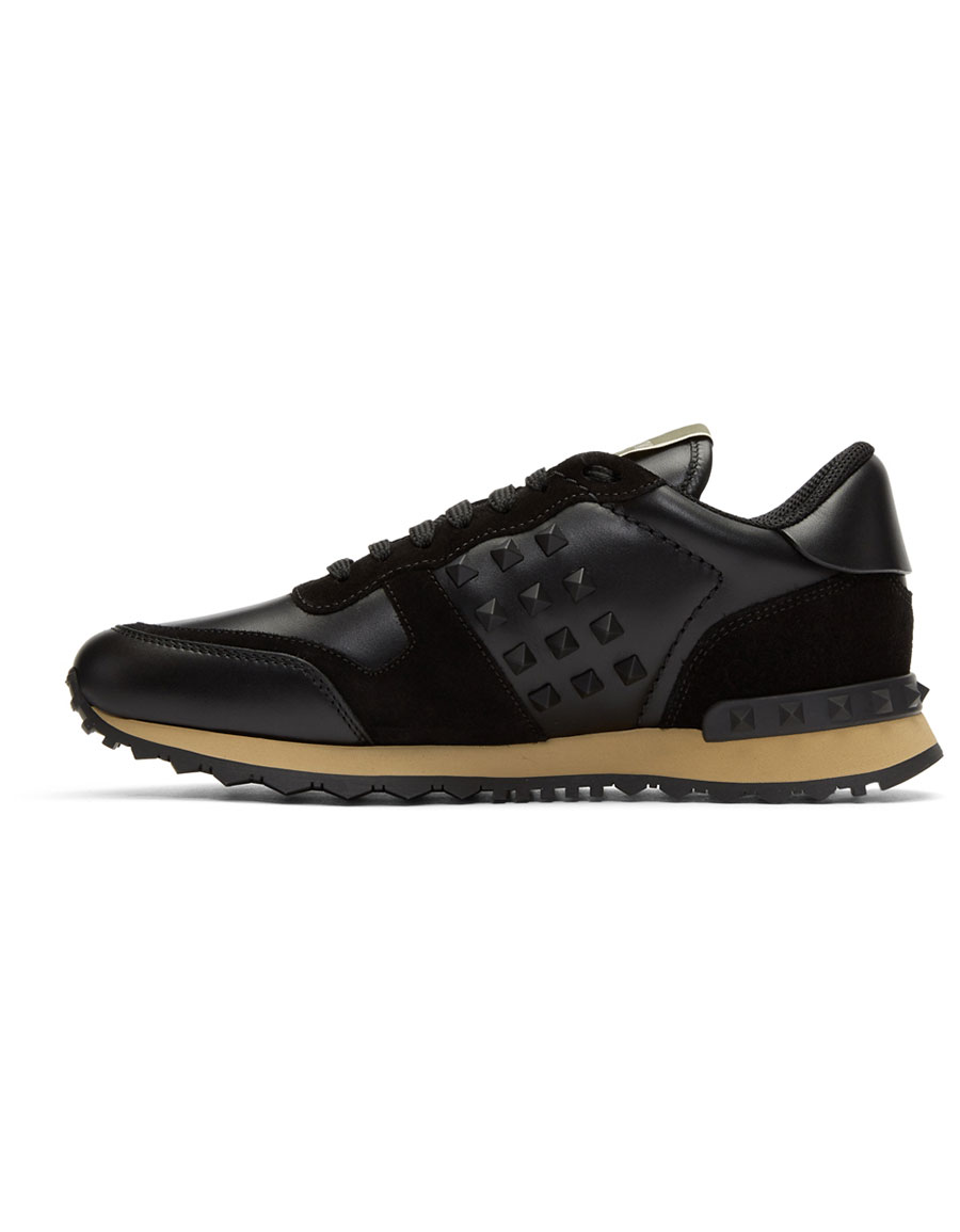 black valentino garavani rockstud sneakers